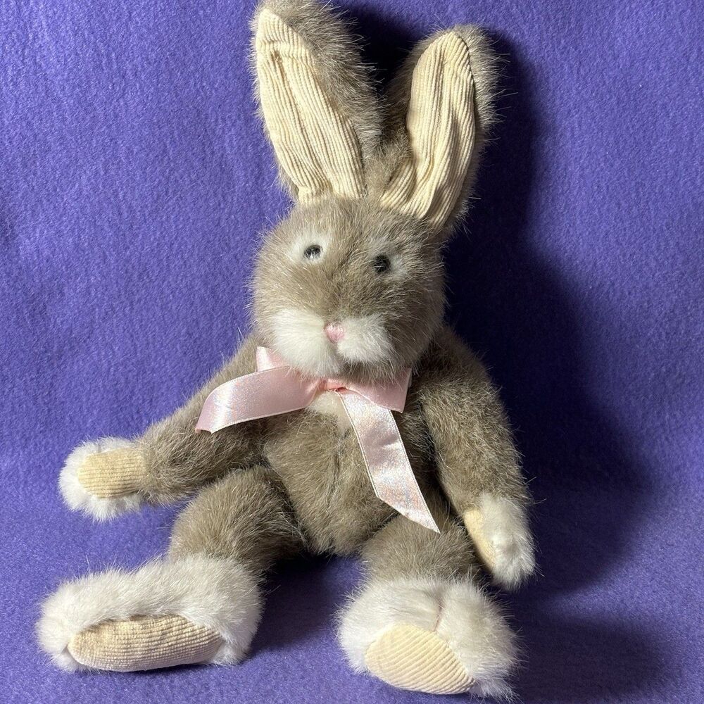 Russ EASTER BUNNY Rabbit HOPSCOTCH Plush Stuffed Animal 12" TALL EUC